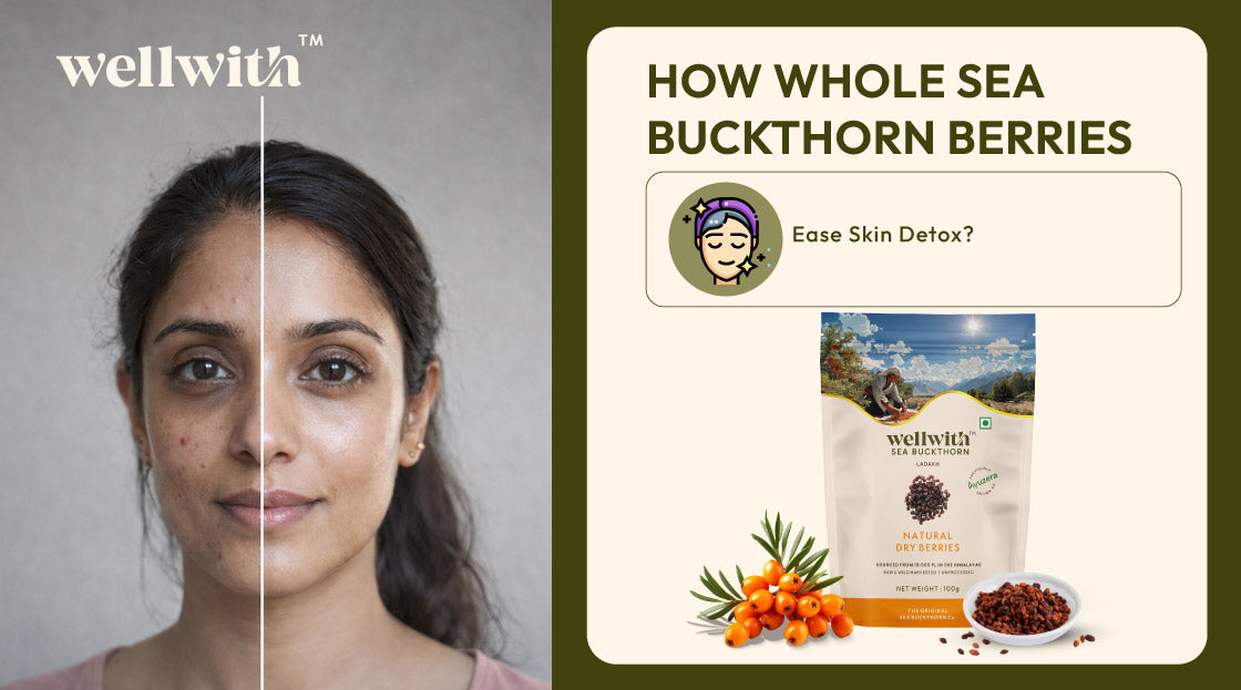 How Whole Sea Buckthorn Berries Ease Skin Detoxification