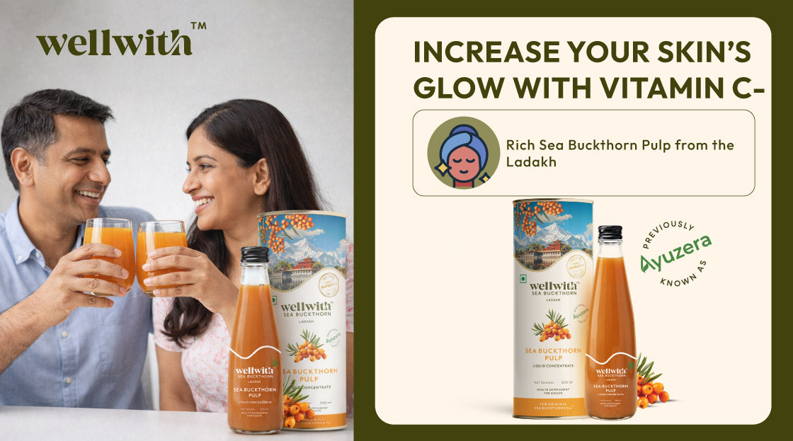 Increase Skin Glow with Vitamin C–Rich Sea Buckthorn Pulp