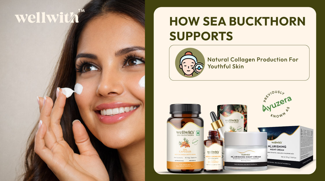 Using sea buckthorn for collagen production