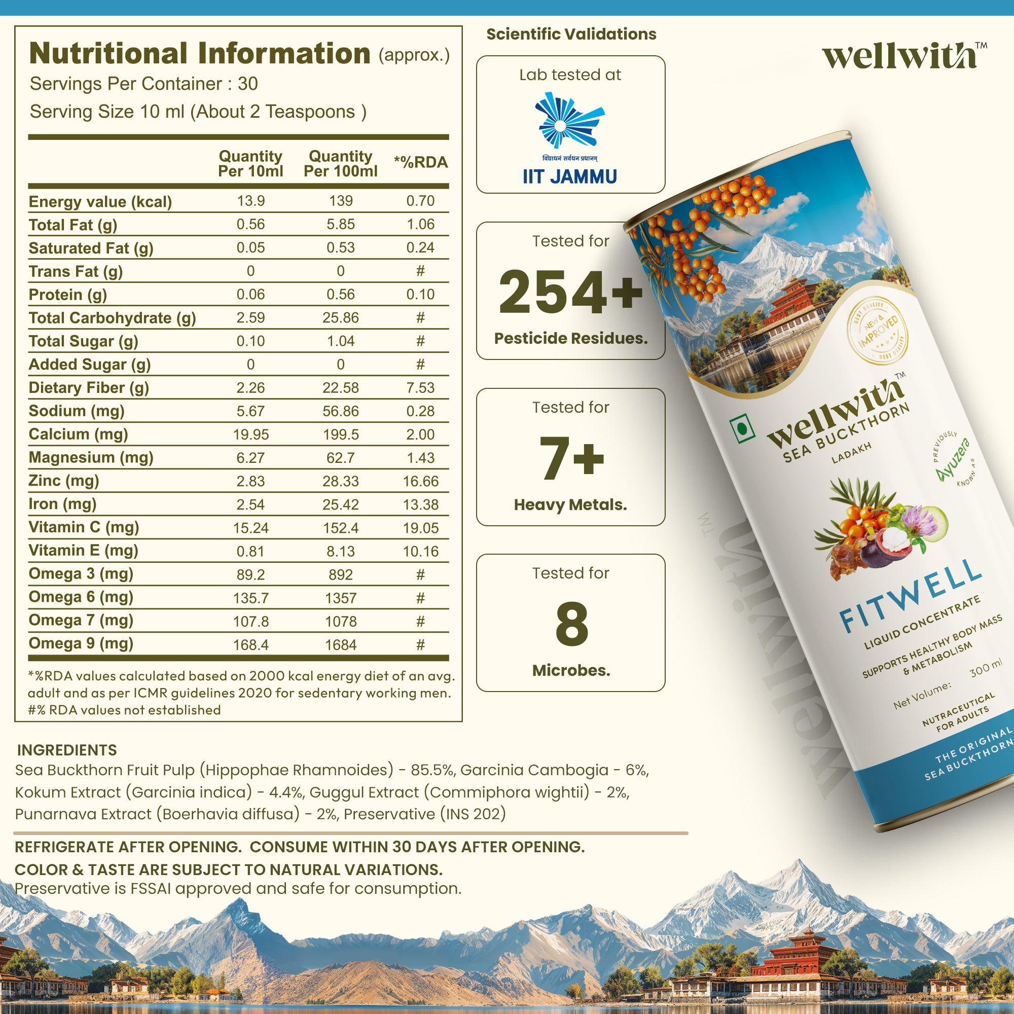 Sea Buckthorn FitWell 300ml