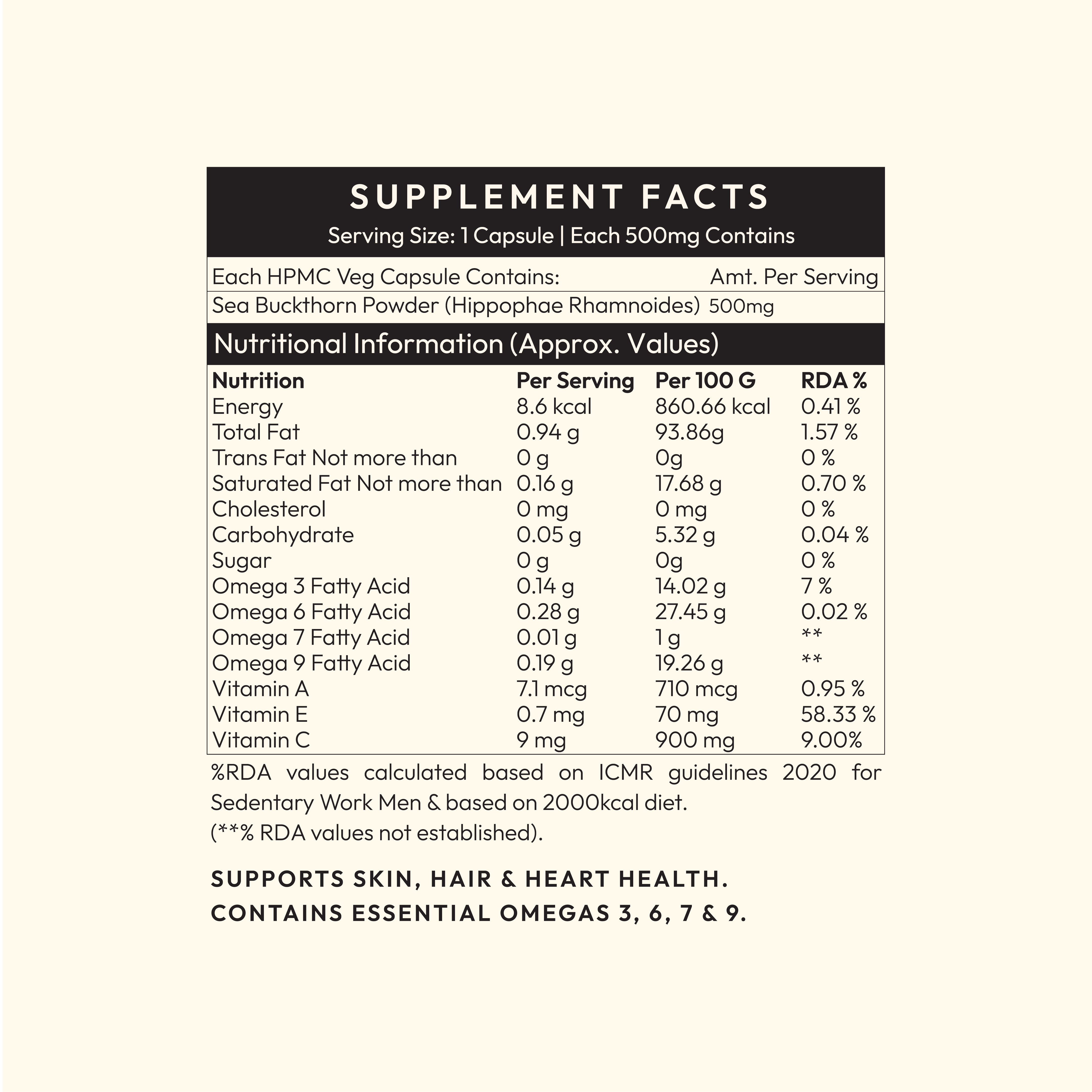 Vitamin c capsule