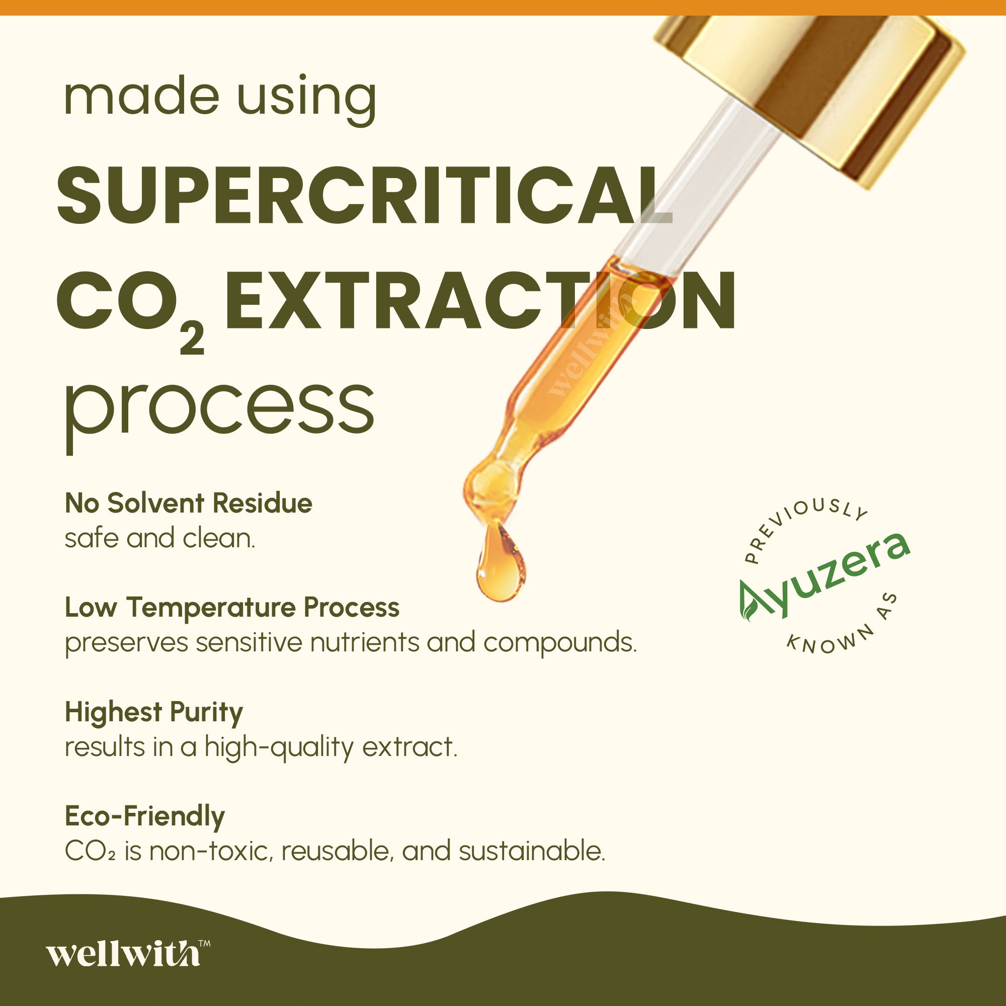 Advertisement for supercritical CO2 extraction process of sea buckthorn oil.