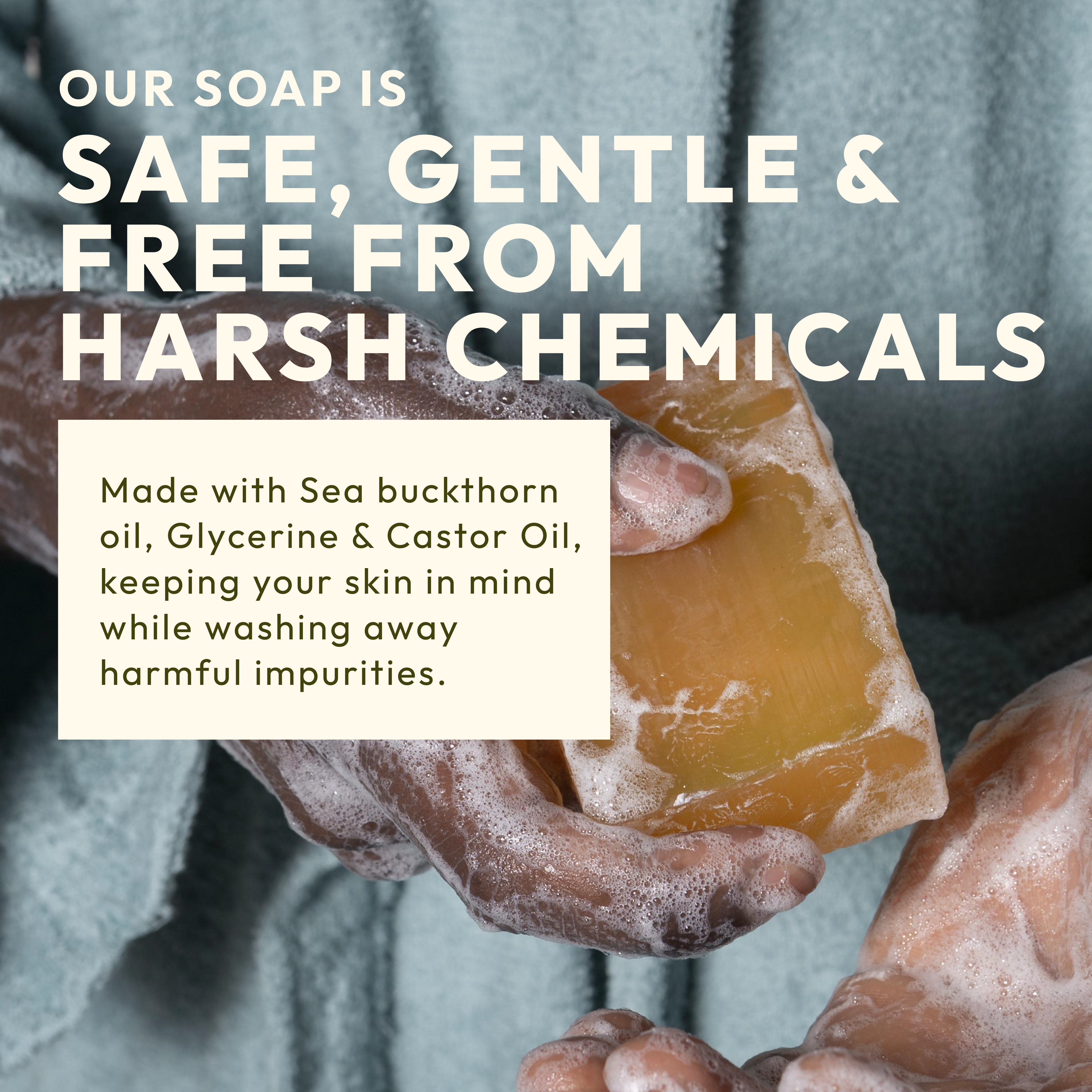 Sea Buckthorn Natural Soap 100gm