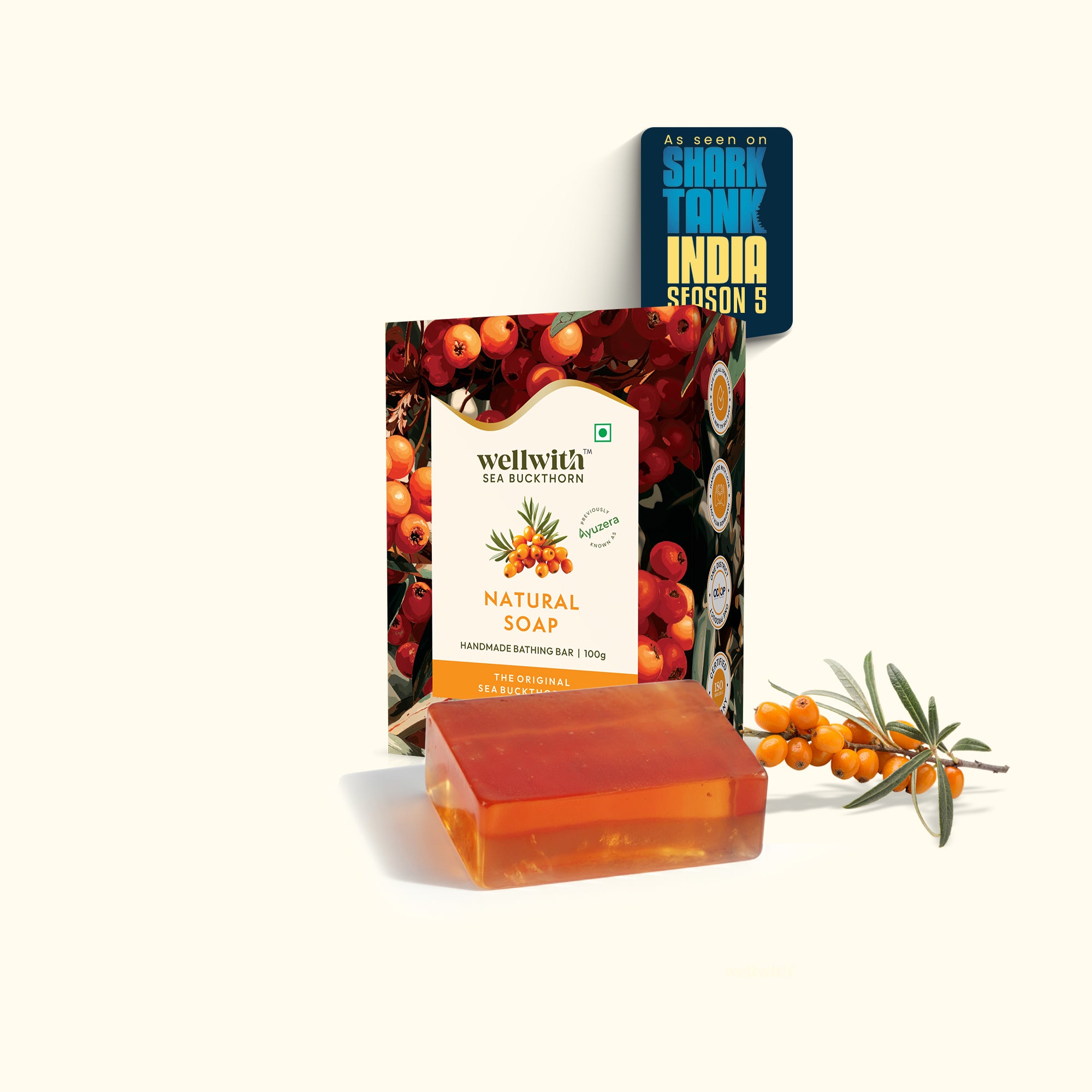 Sea Buckthorn Natural Soap 100gm