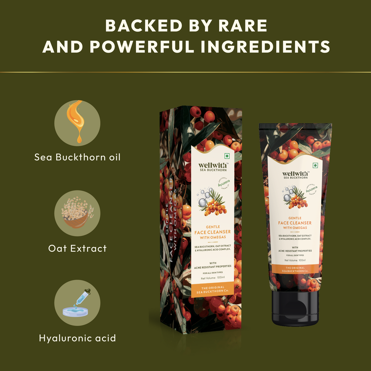 key ingredients of gentle face cleanser