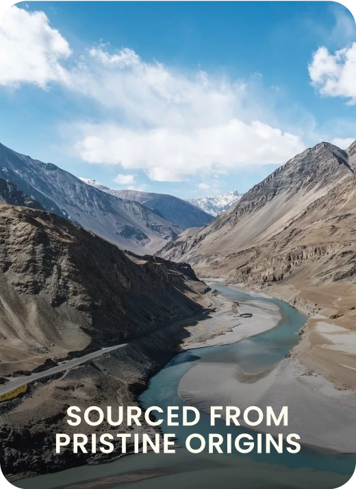 ladakh valley highlighting sourced from pristine origins