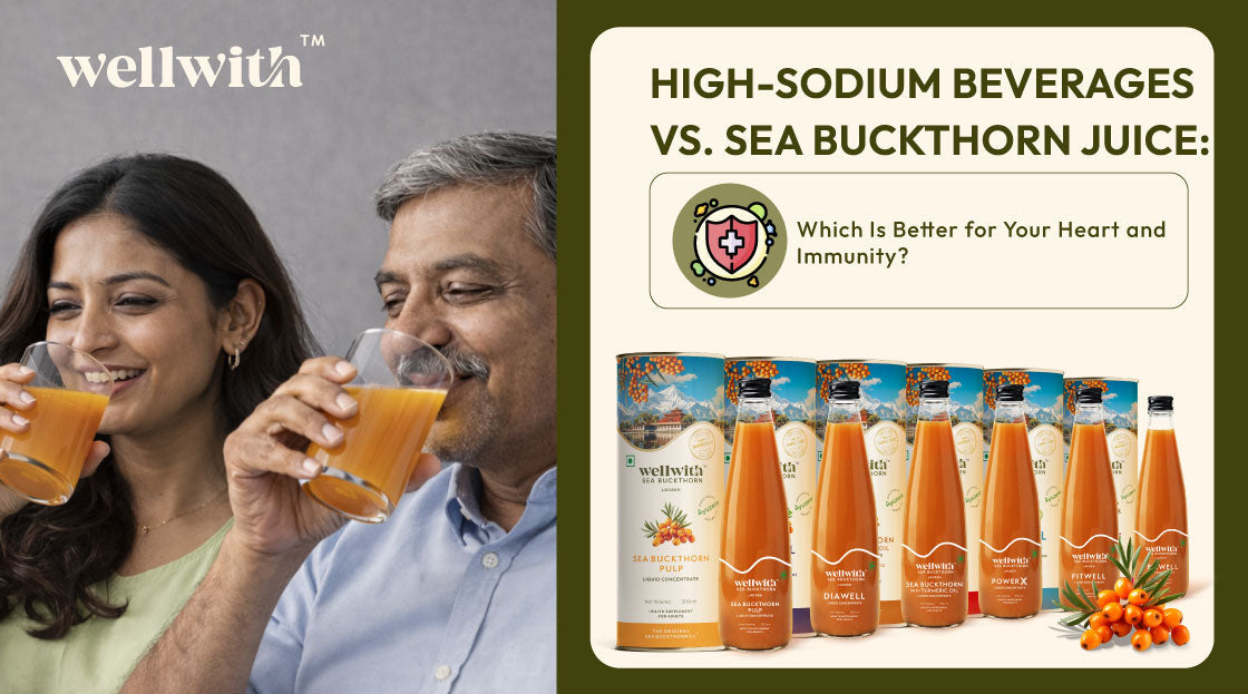 High-Sodium Drinks Vs. Sea Buckthorn Juice