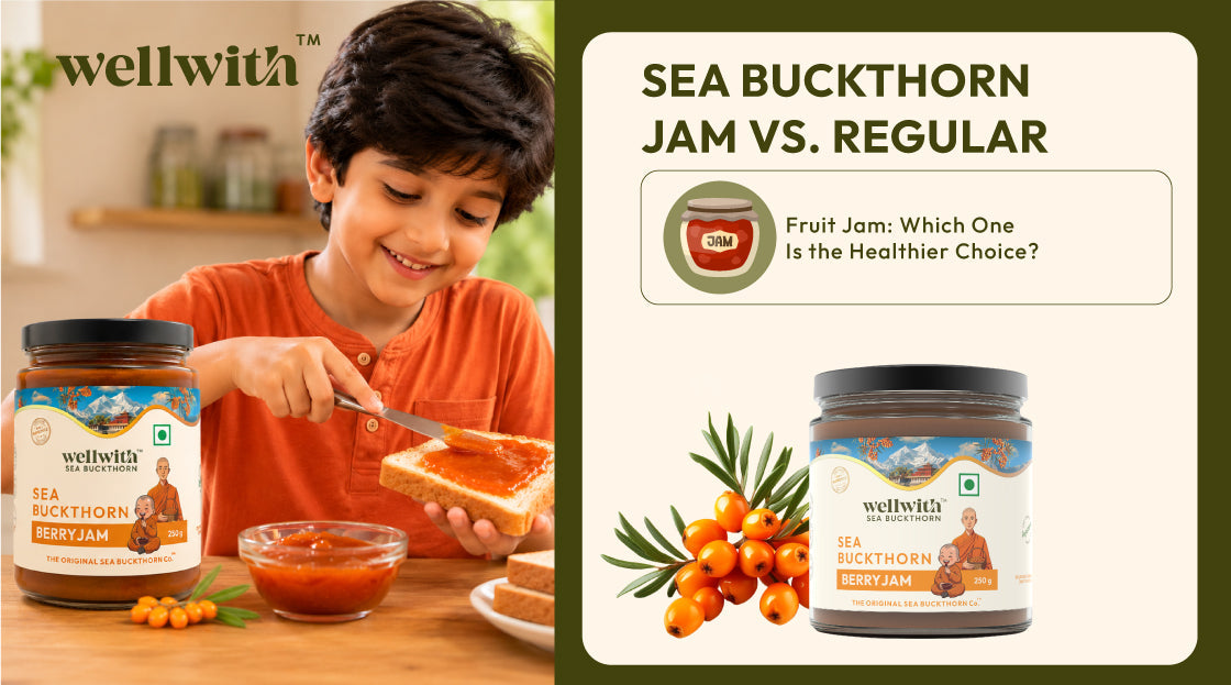 Sea Buckthorn Jam vs. Regular Fruit Jam
