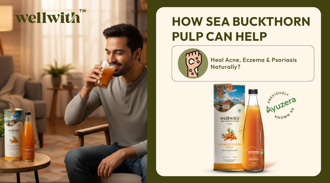 Sea Buckthorn Juice For Skin - Heal Acne, Eczema & Psoriasis Naturally