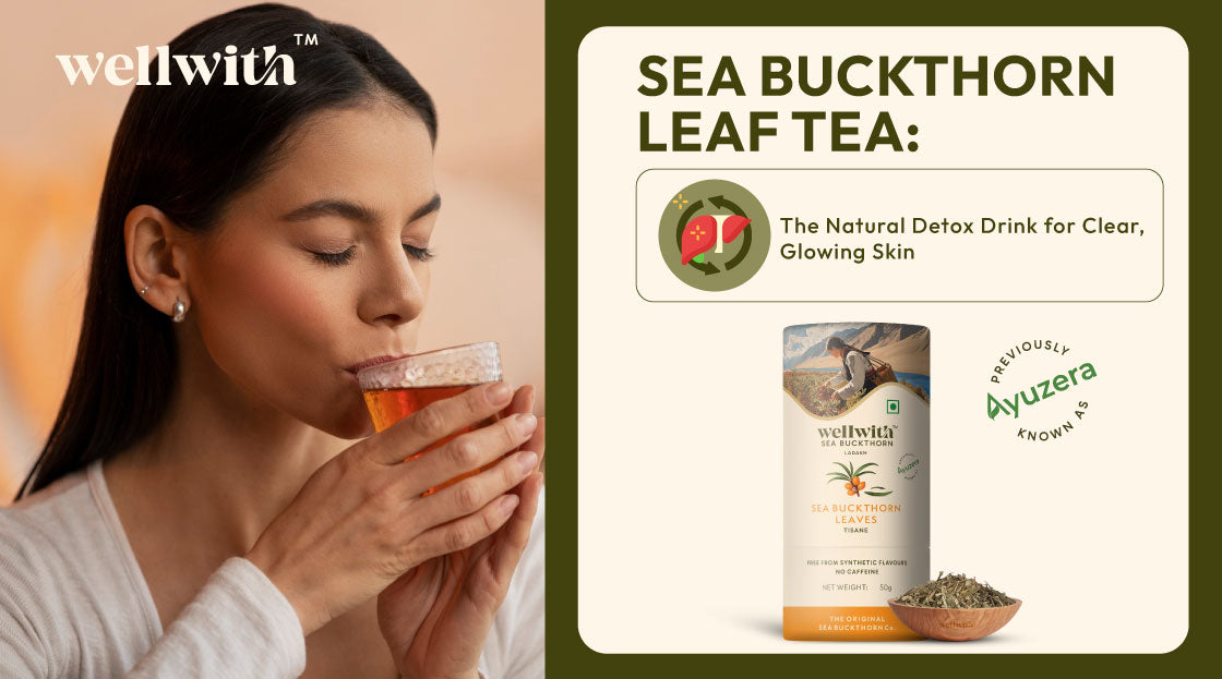 Sea Buckthorn detox drink for clear and glowing skin