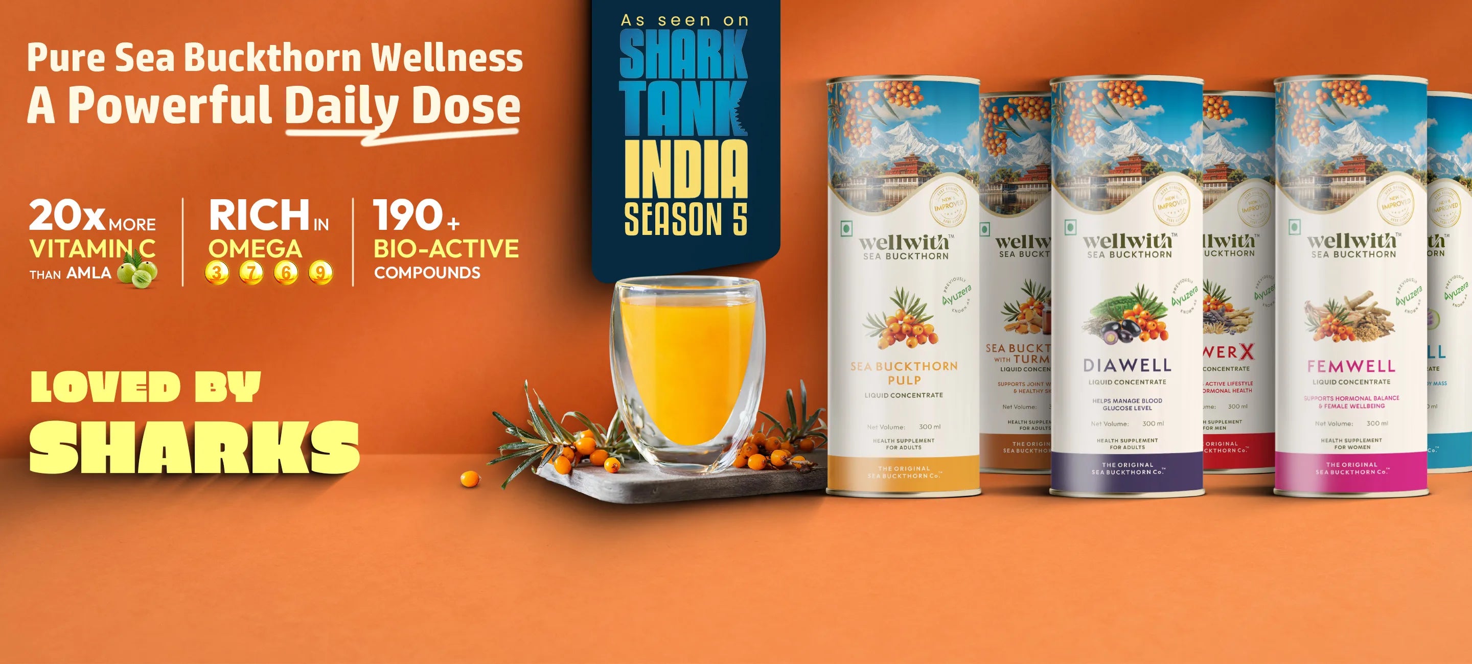 wellwith sea buckthorn juice range