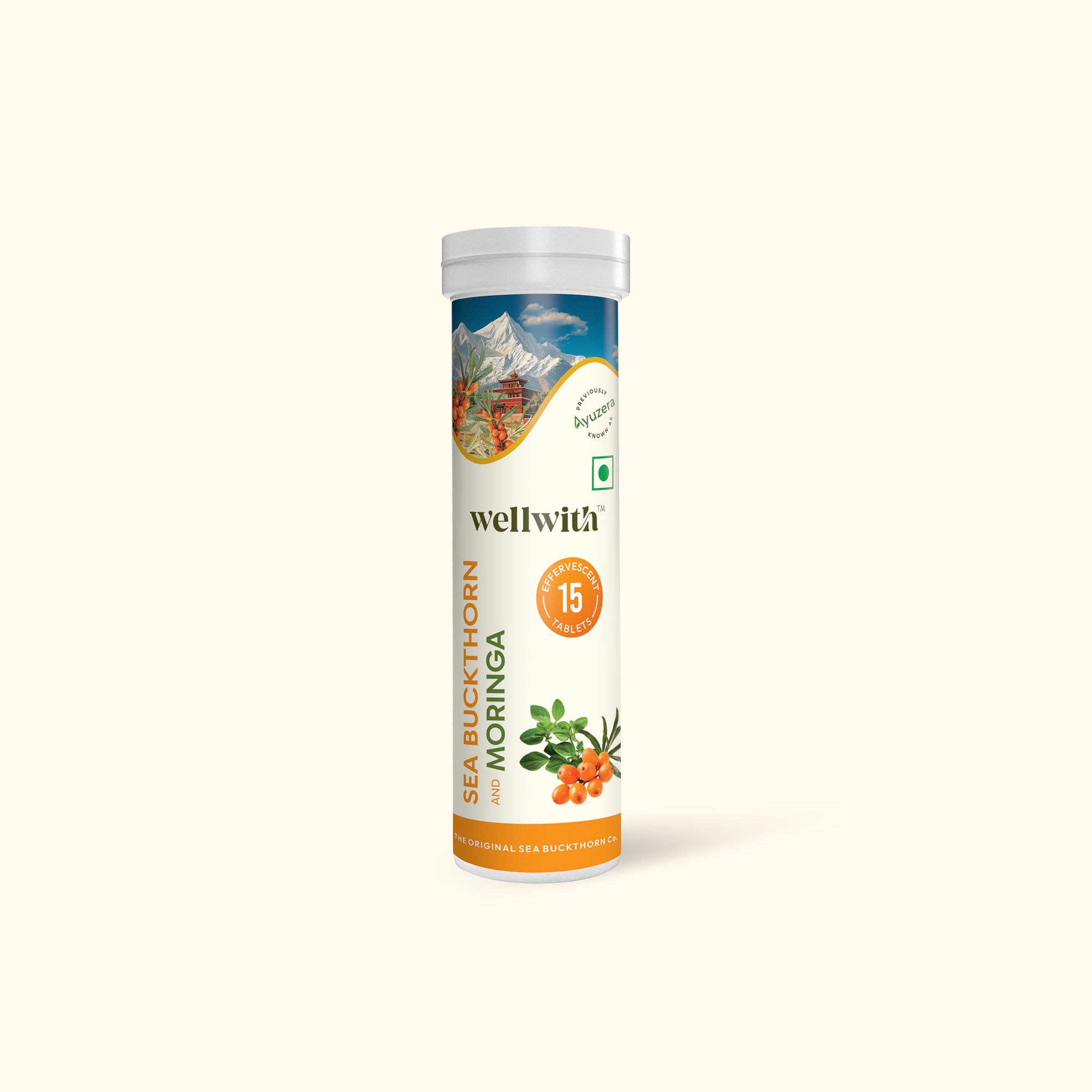 Wellwith <br> Sea buckthorn + Moringa Effervescent Tablets