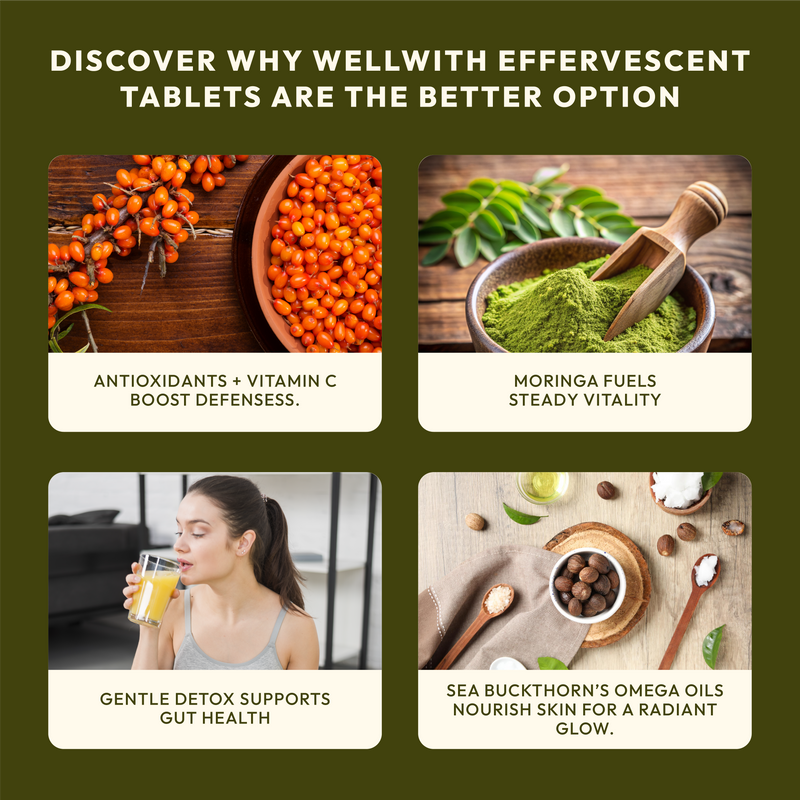 Sea buckthorn + Moringa Effervescent 15 Tablets