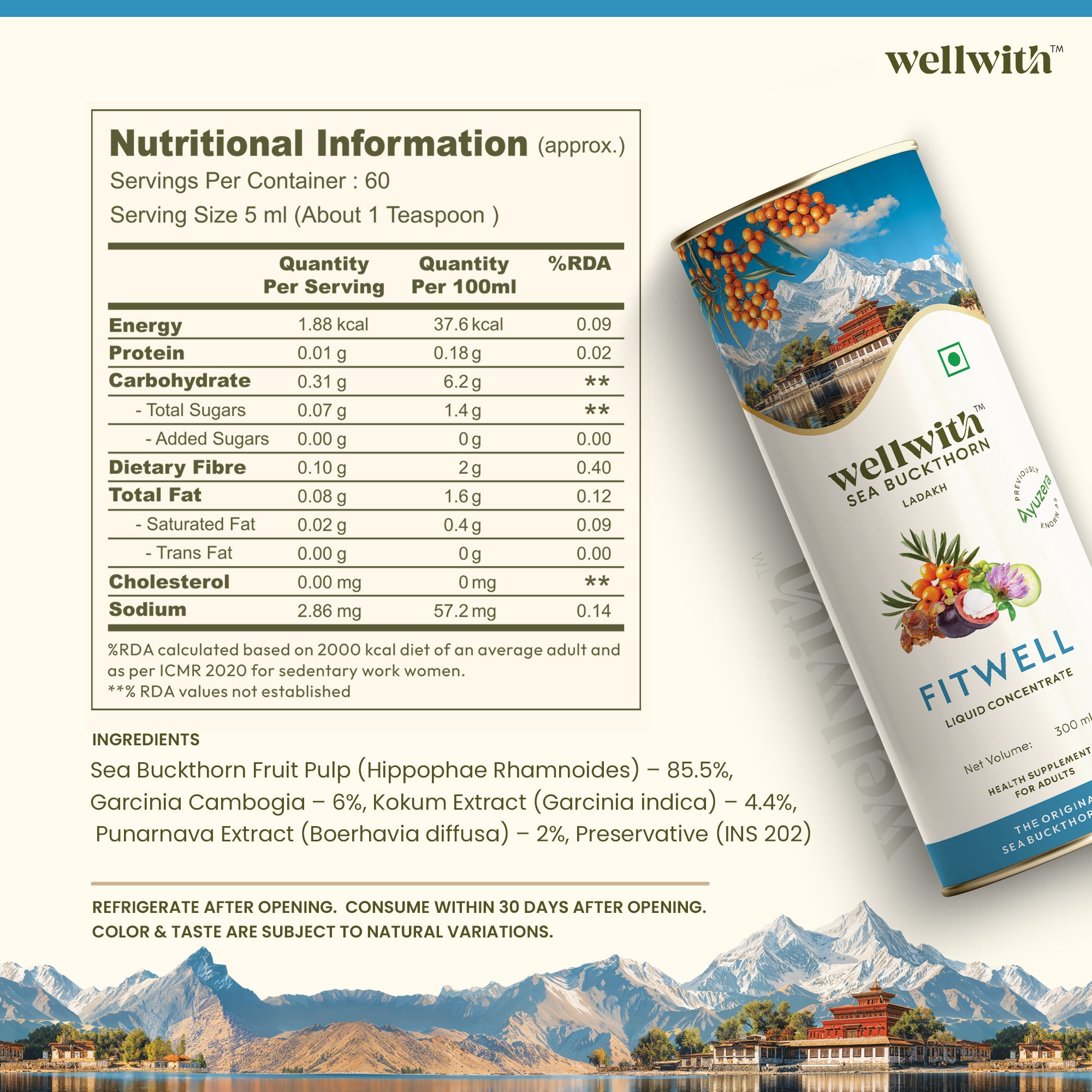 Sea Buckthorn FitWell 300ml