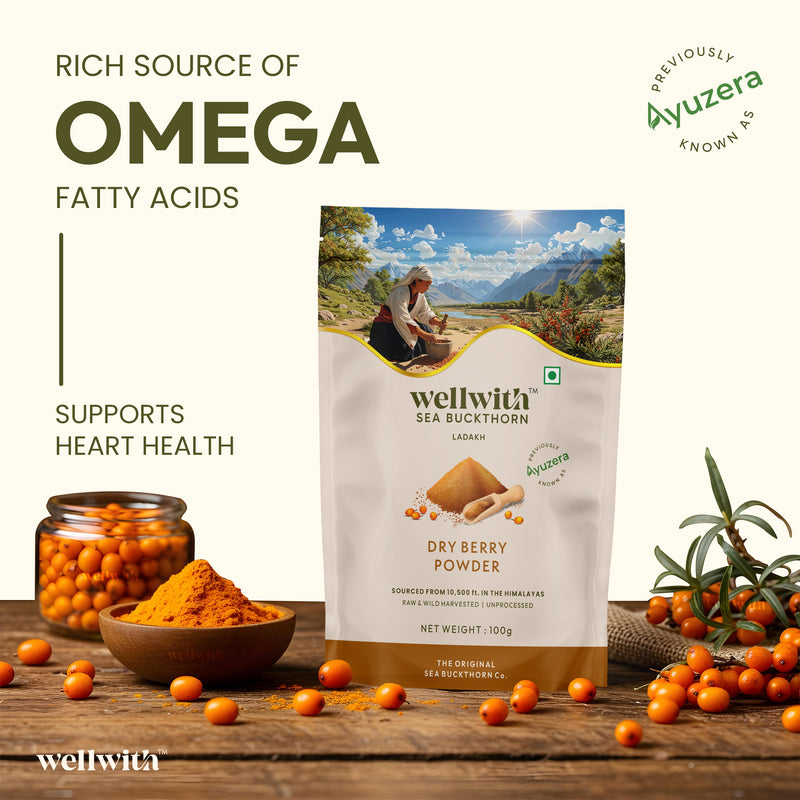 Sea Buckthorn Dry Berry Powder 100gm