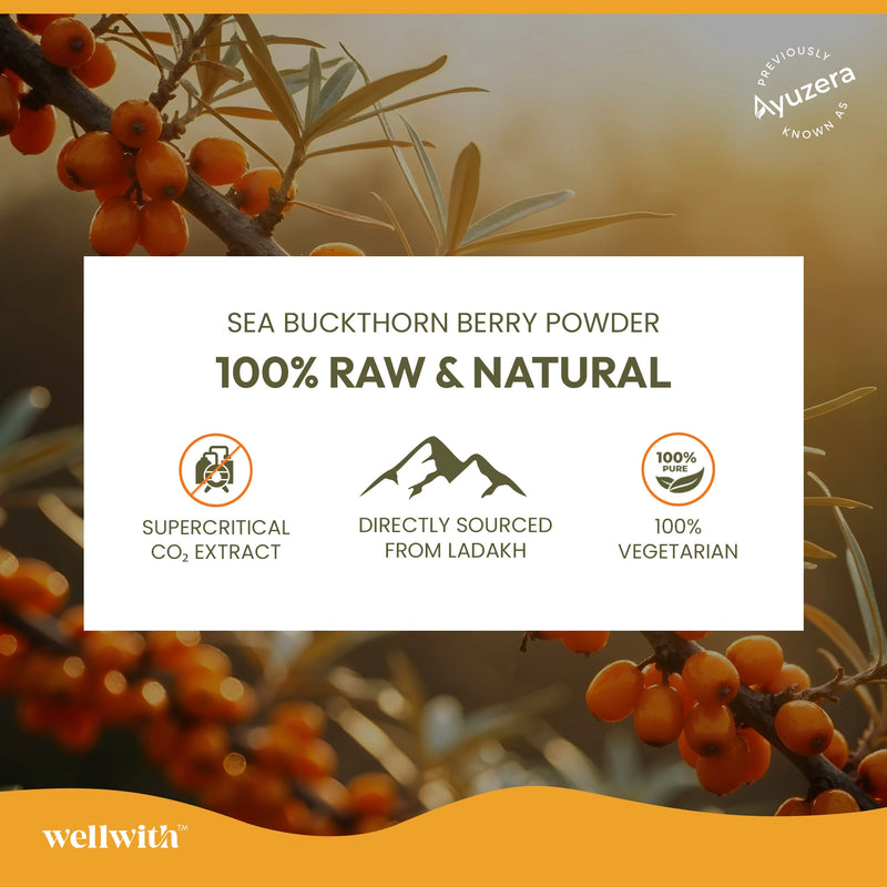 Omega 7 Sea Buckthorn Oil Capsules | For Skin, Gut And Heart Health