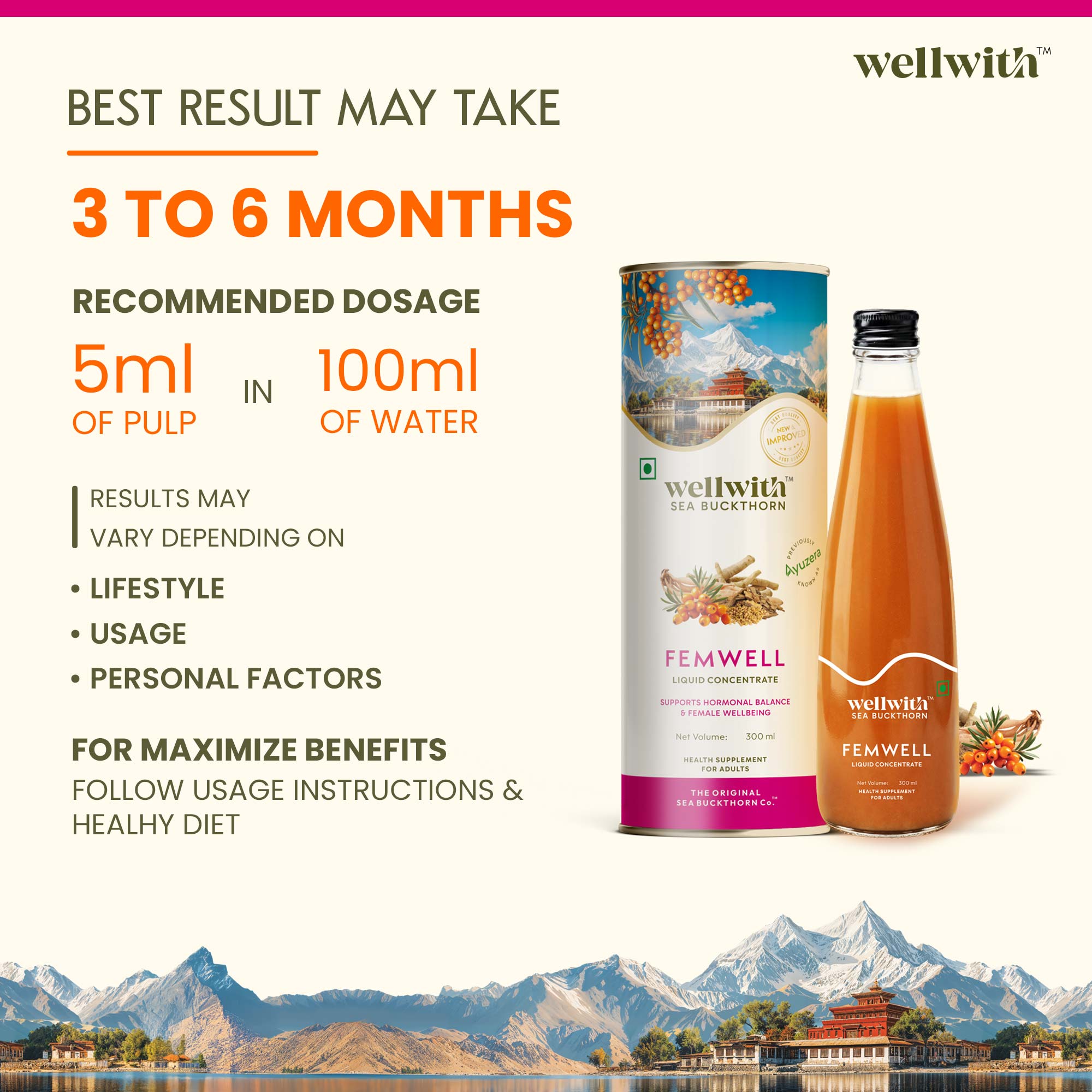 Sea Buckthorn FemWell 300ml