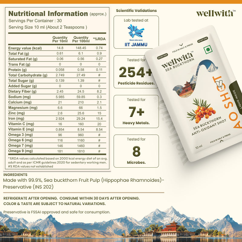 Sea Buckthorn Antioxidant (AO) Shot