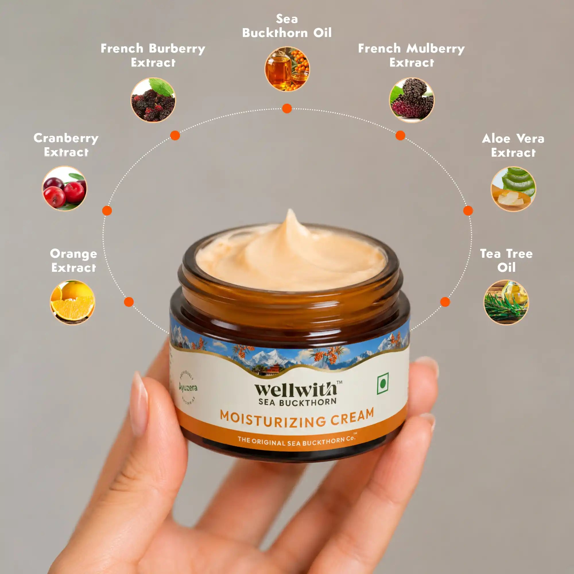 Sea Buckthorn Moisturizing Cream 50gm
