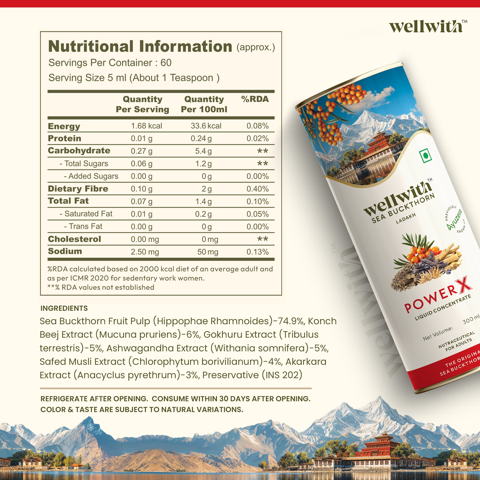 Sea Buckthorn Power X 300ml