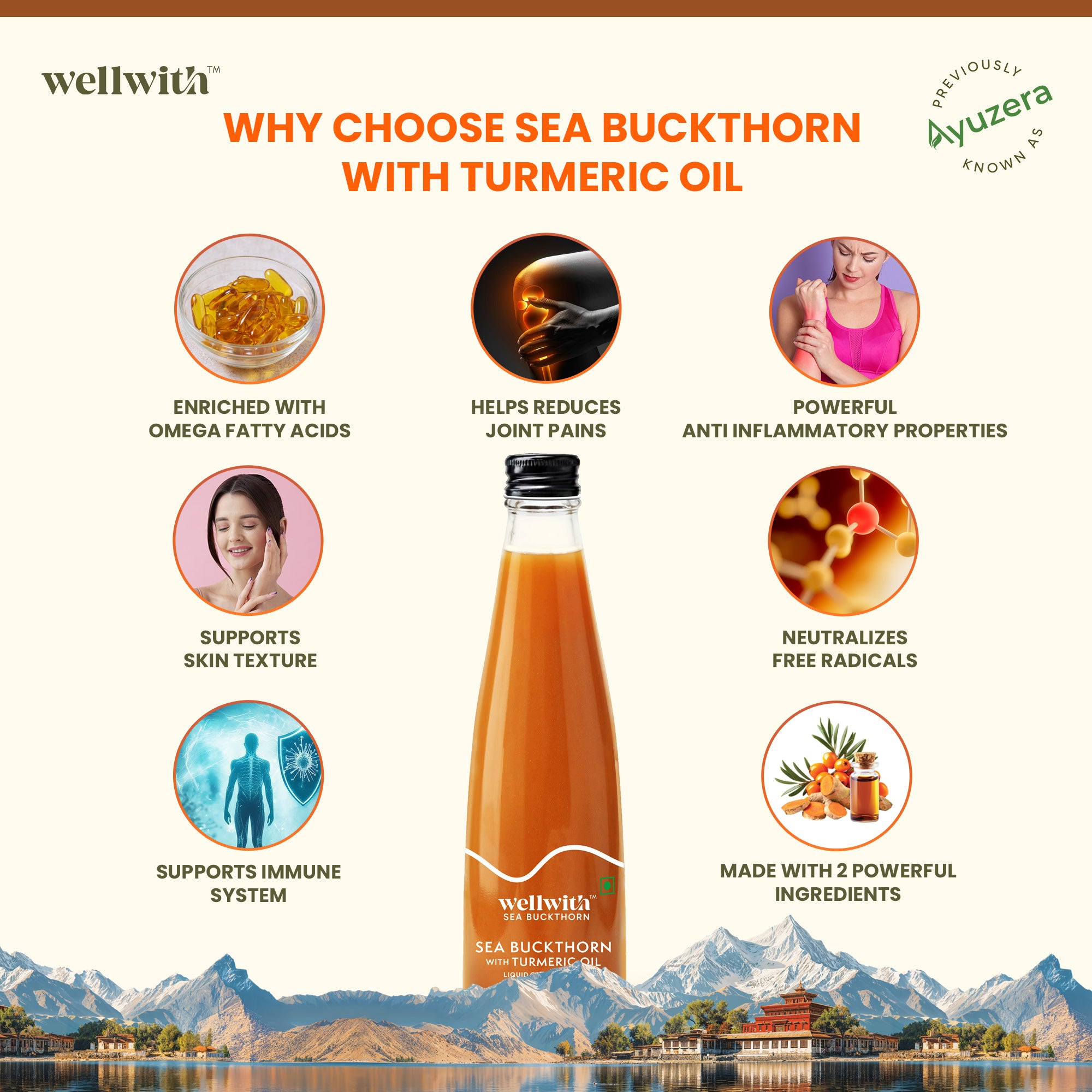 Sea Buckthorn With Turmeric Oil 300ml