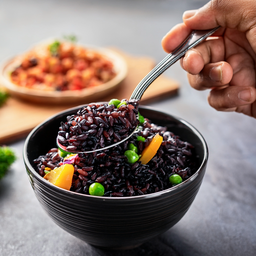 Manipur Chak Hao Black Rice | Low GI & High Fiber | 250gm