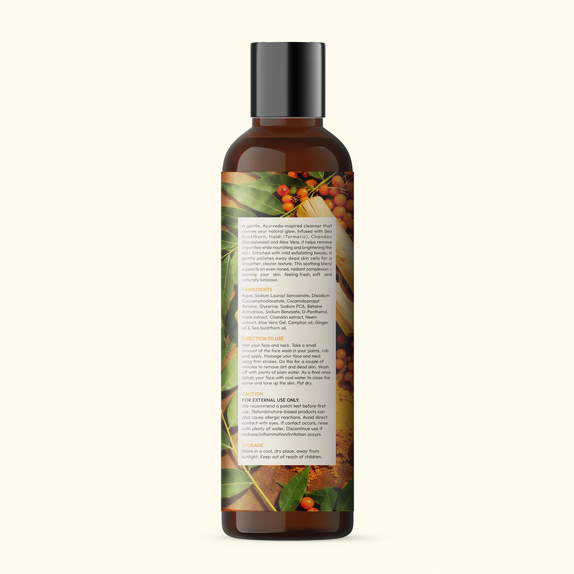 key ingredients of haldi ubtan face wash
