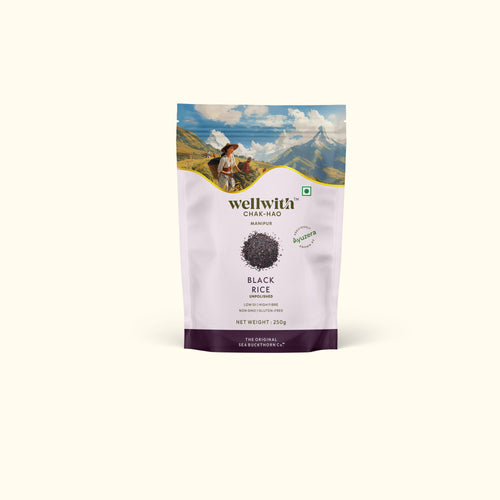 Manipur Chak Hao Black Rice | Low GI & High Fiber | 250gm