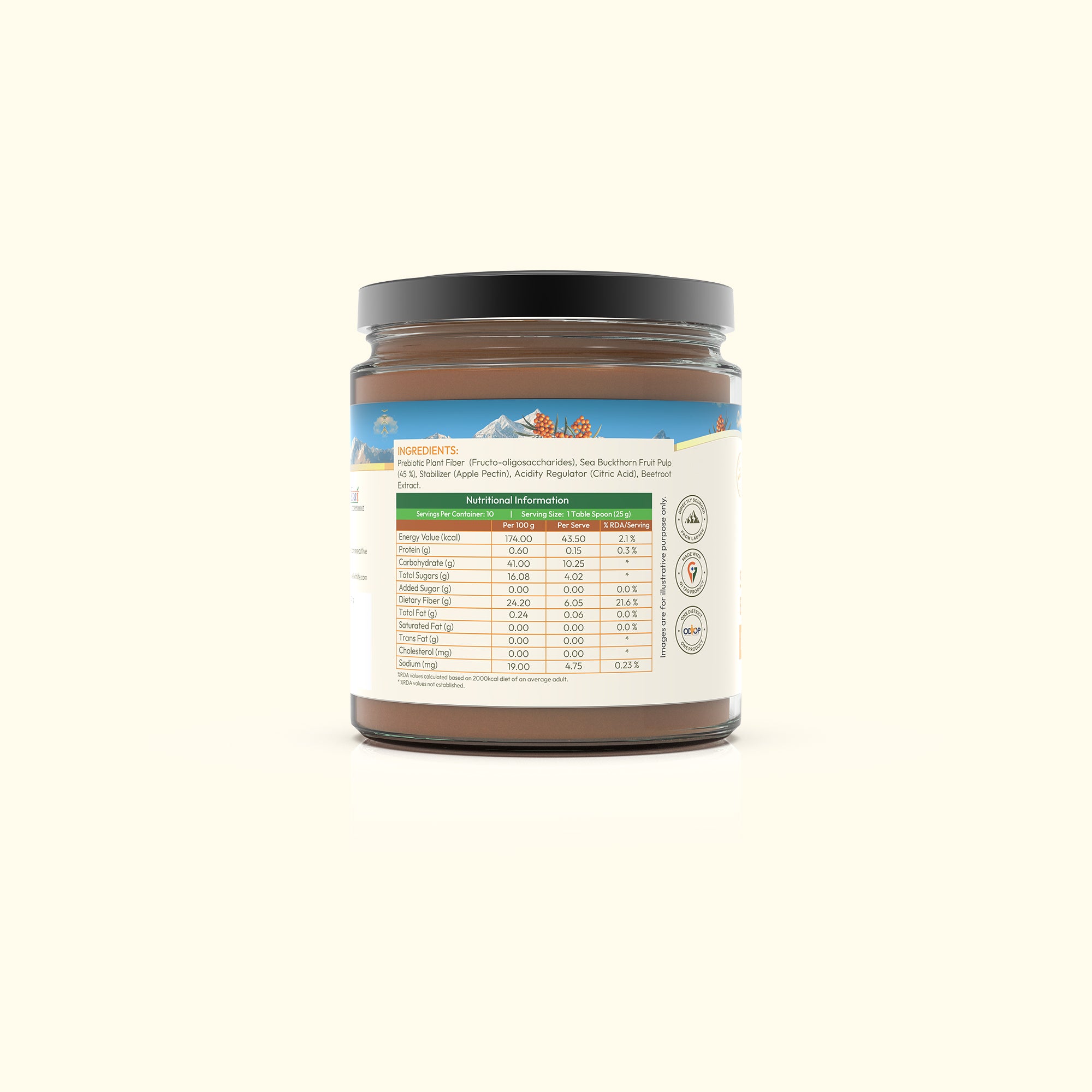 nutritional value of wellwith sea buckthorn jam