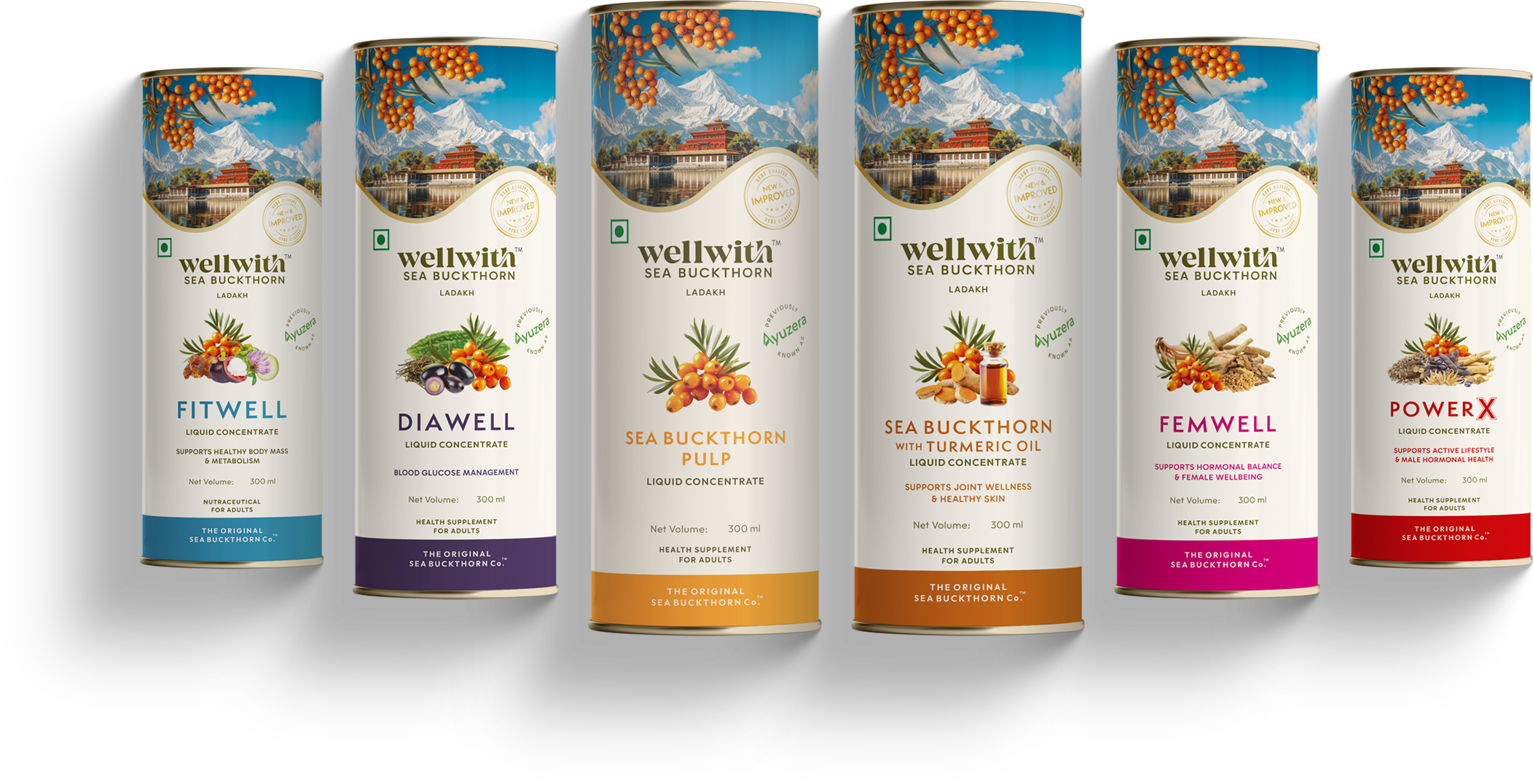 range of wellwith sea buckthorn juices