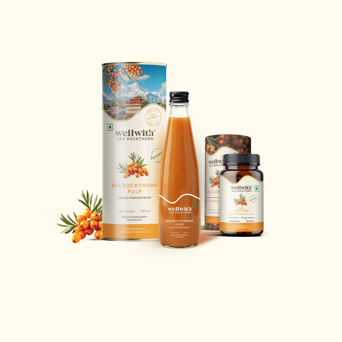 sea buckthorn pulp and capsules combo