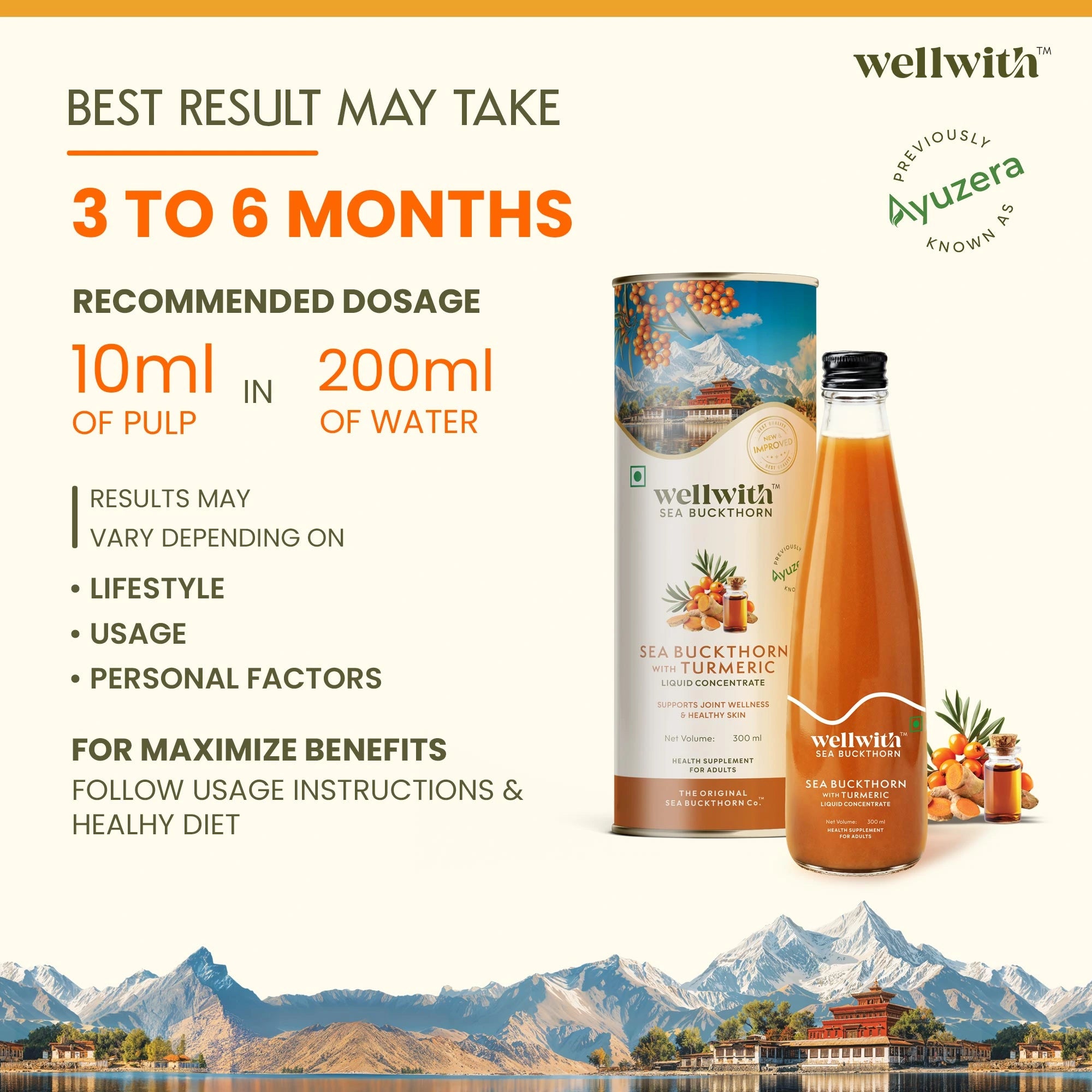 Sea Buckthorn With Turmeric Juice 300ml